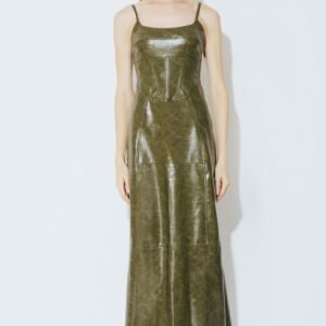 VESTIDO JULIE COURO PU