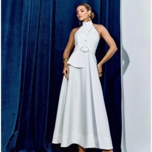 VESTIDO MIDI ALF TRANSPASSADO