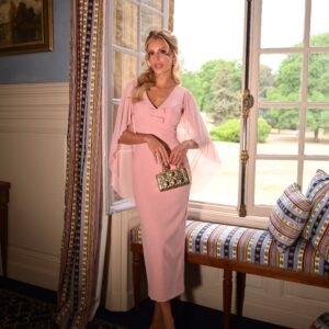 VESTIDO MIDI TULE COSTAS