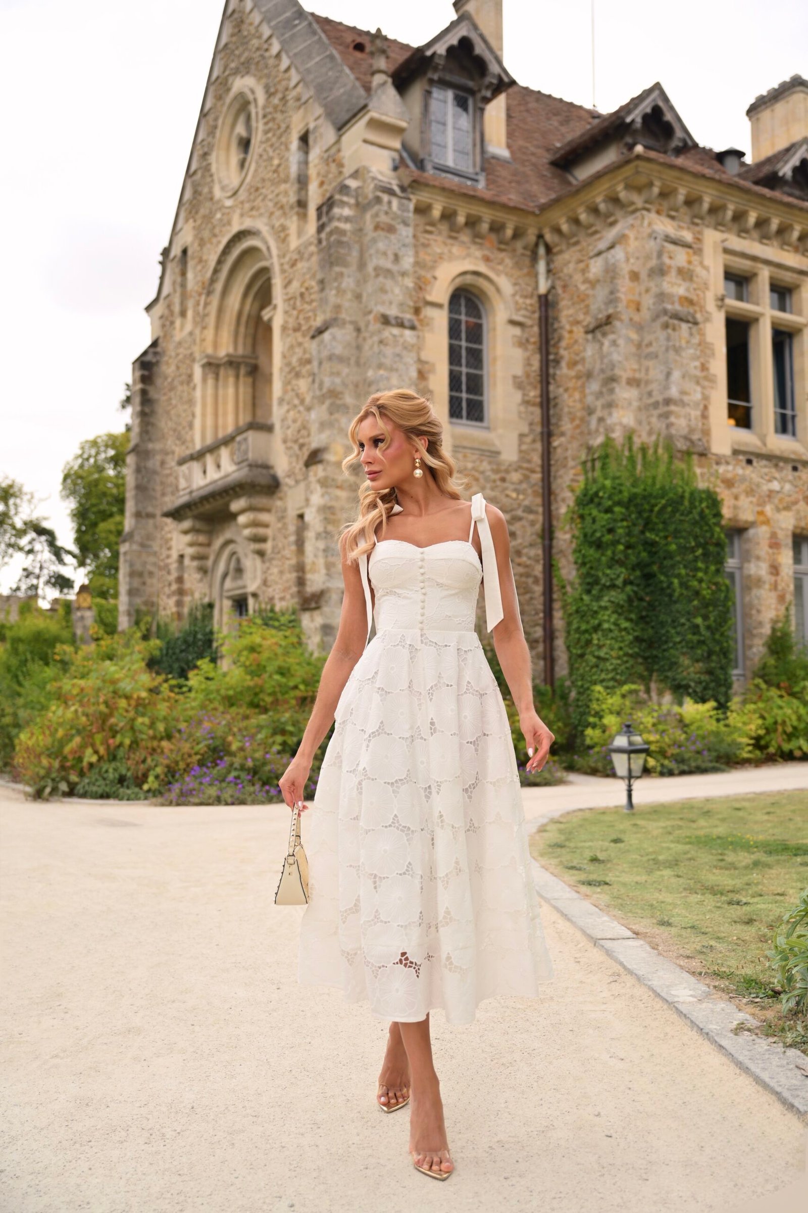 VESTIDO MIDI ALCINHA LAÇO